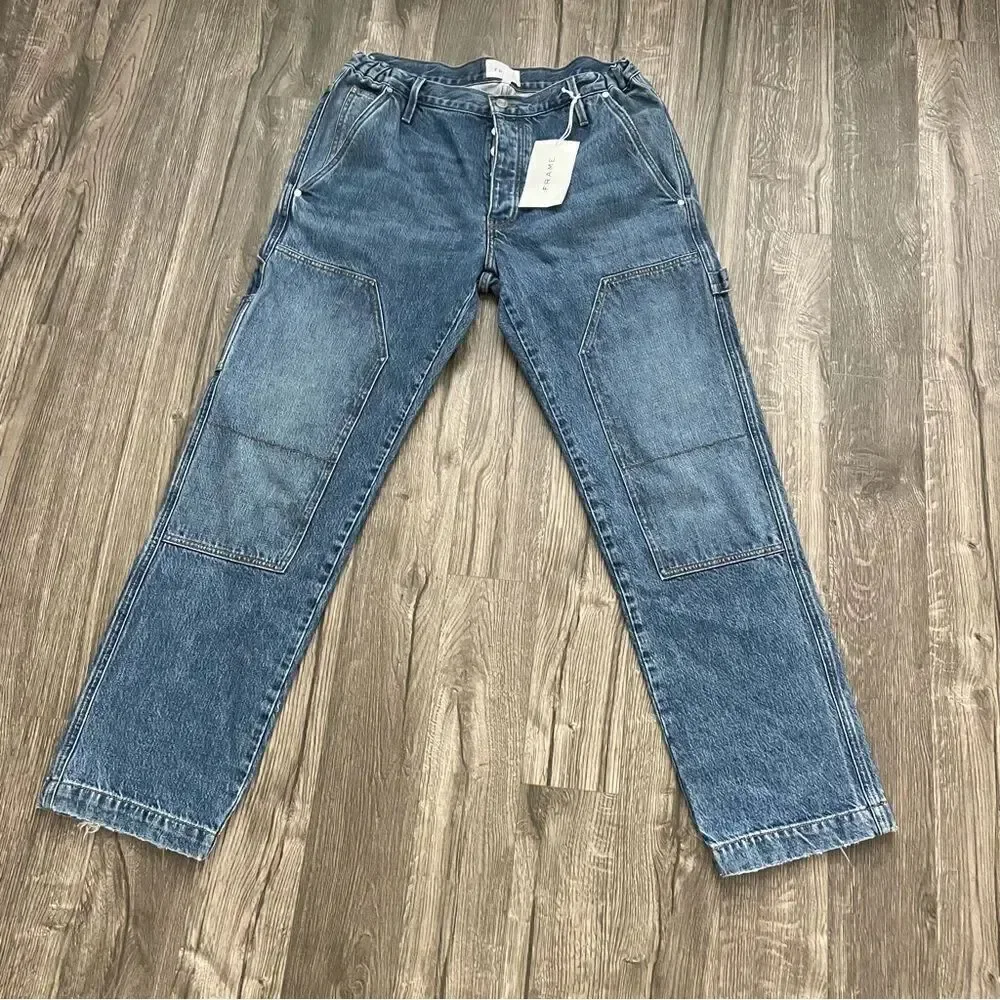 Revolve FRAME Mens Straight Leg Workwear Denim Jean Carr
